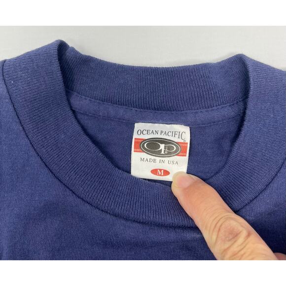 Ocean Pacific OP T-shirt size Youth M Pre-Owned in good condition Surfer Beach - Picture 5 of 6